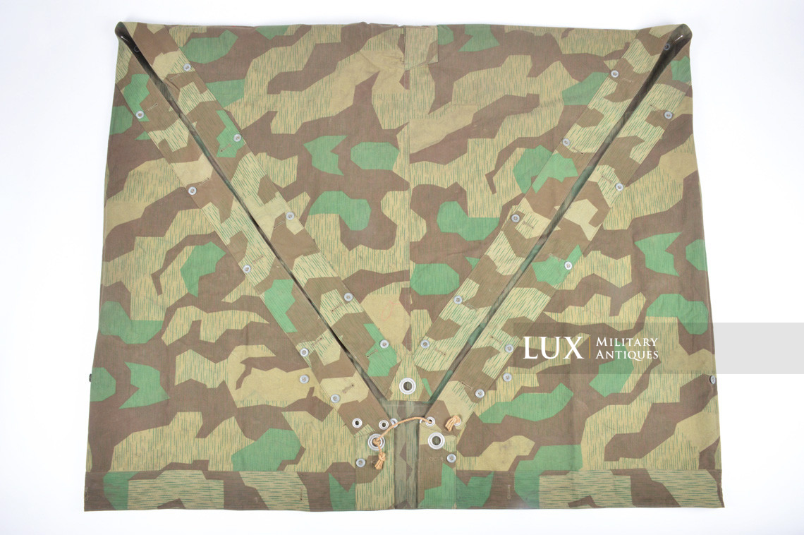 Early German Heer / Luftwaffe splinter camouflage shelter quarter / poncho - photo 4