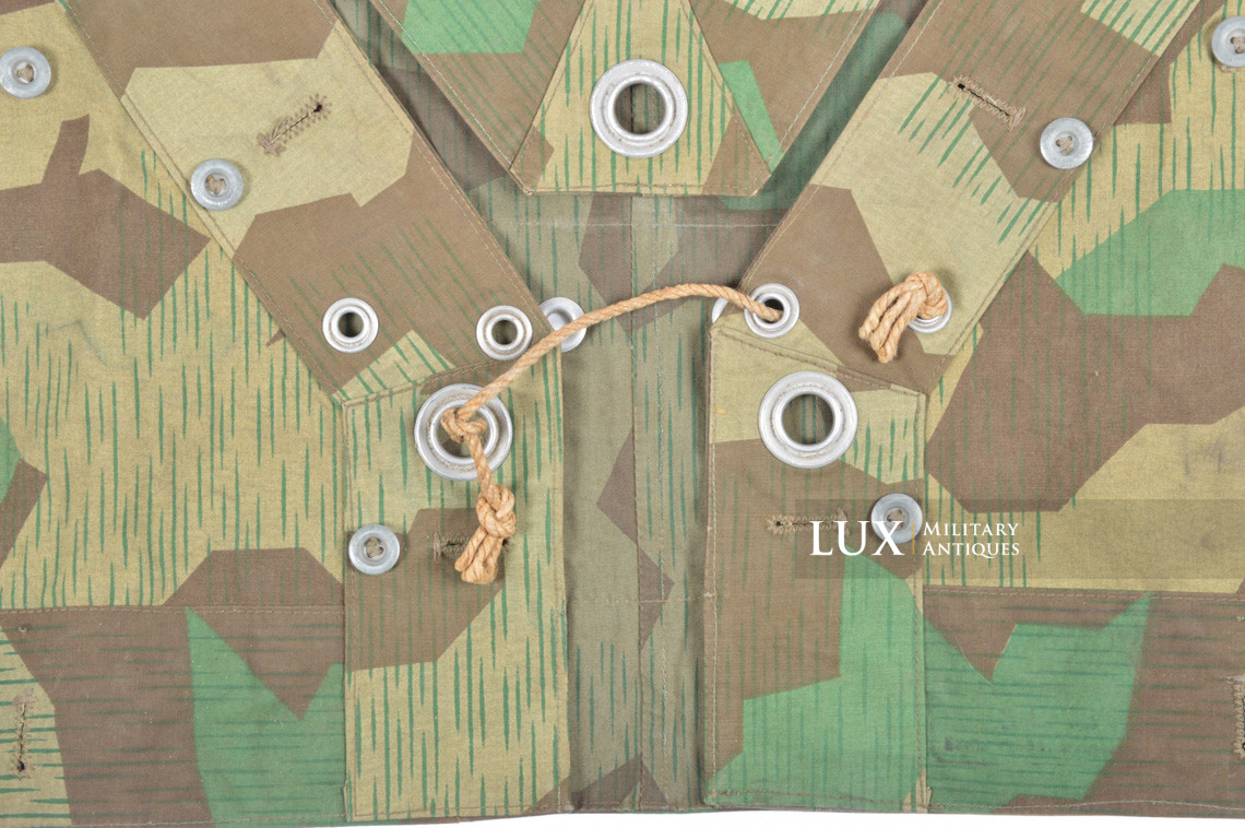 Early German Heer / Luftwaffe splinter camouflage shelter quarter / poncho - photo 11