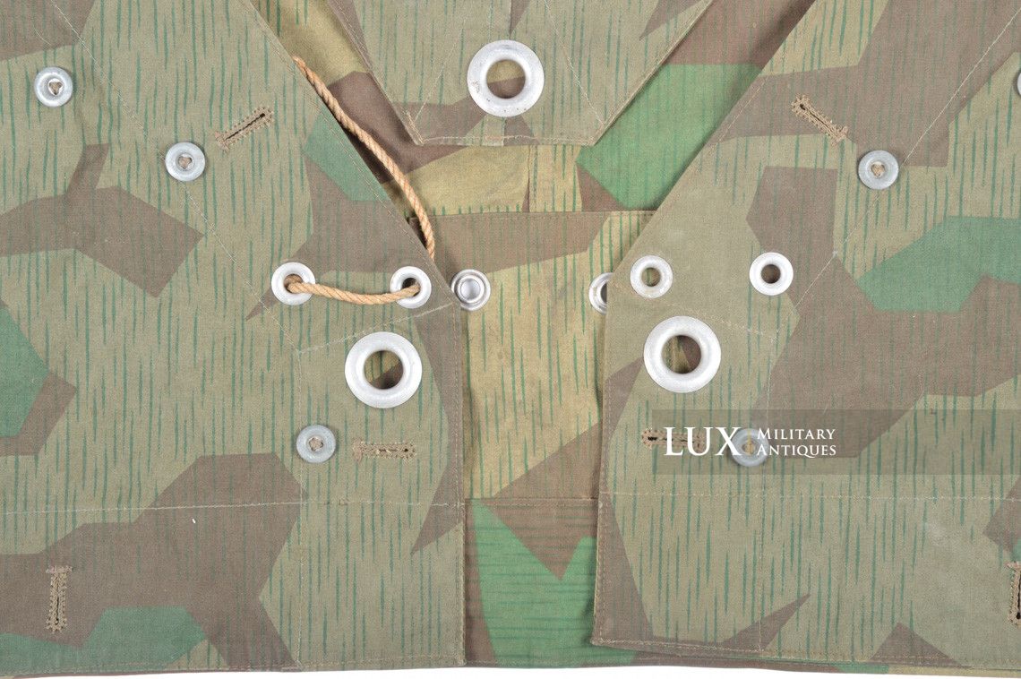 Early German Heer / Luftwaffe splinter camouflage shelter quarter / poncho - photo 24