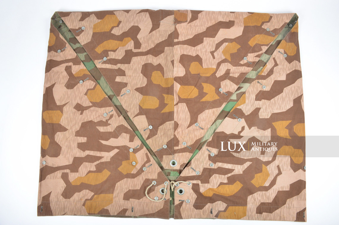 German Heer/Luftwaffe brown splinter camouflage shelter quarter/poncho - photo 4