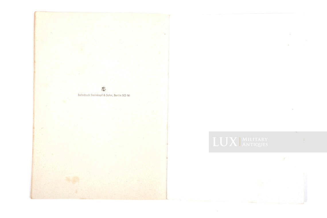 Livret allemand « Abzeichen und Uniformen des Heeres » - photo 21