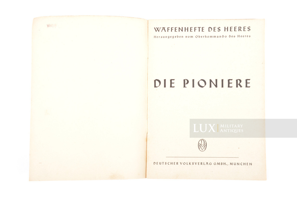 German pioneers booklet - photo 7