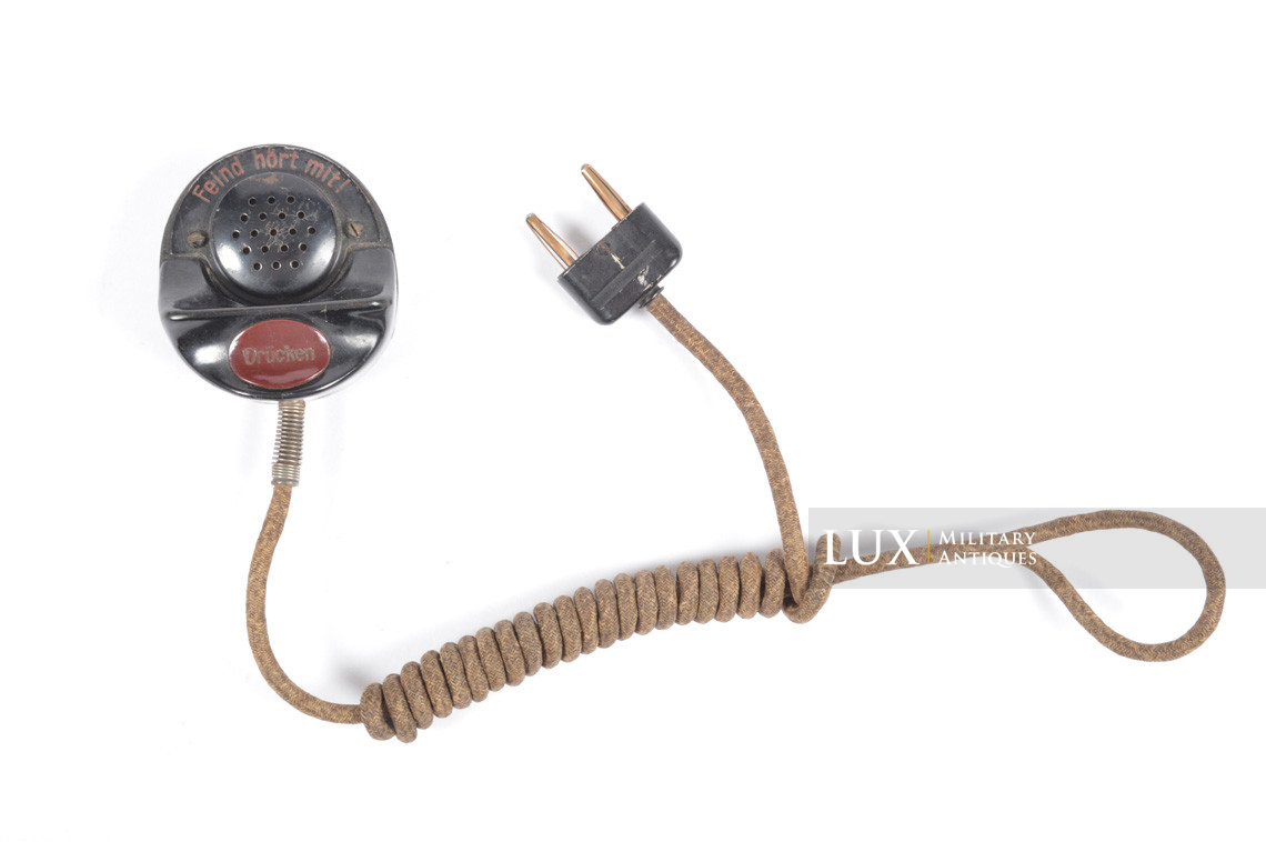 German field radio microphone - Lux Military Antiques - photo 4