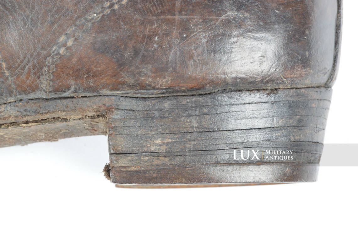 Late-war German low ankle combat boots, RBNr « 0/0268/0076 » - photo 14