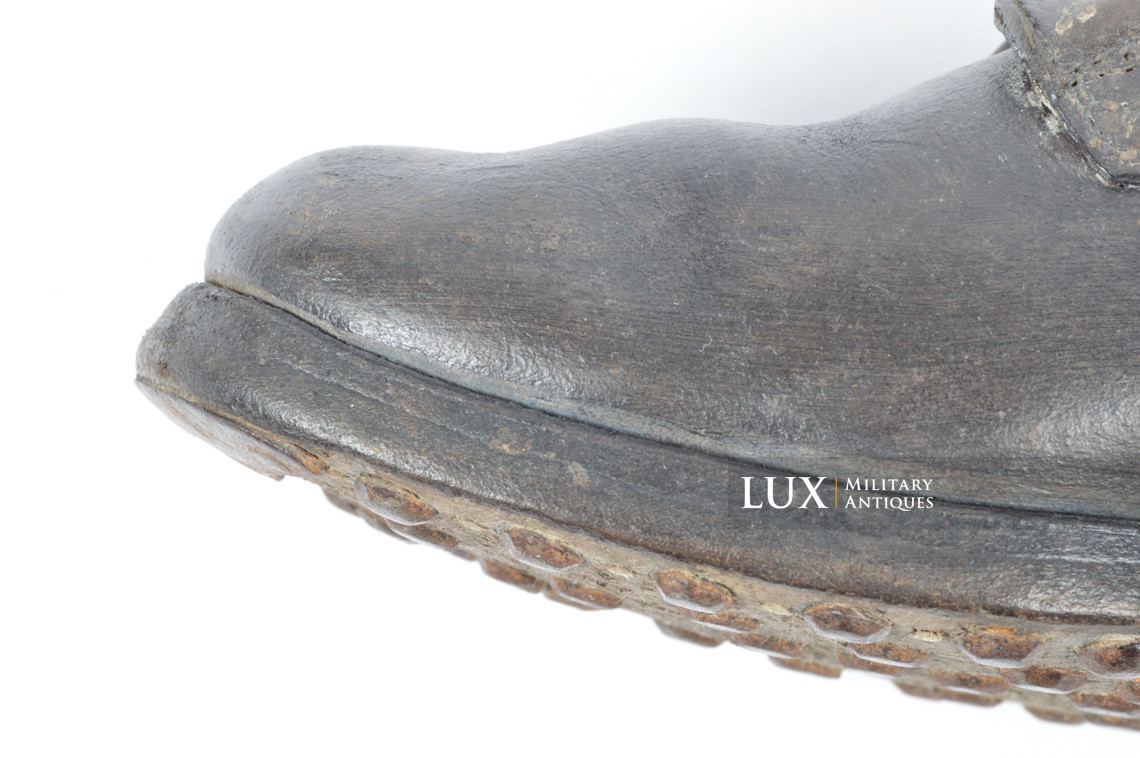 Late-war German low ankle combat boots, RBNr « 0/0268/0076 » - photo 15