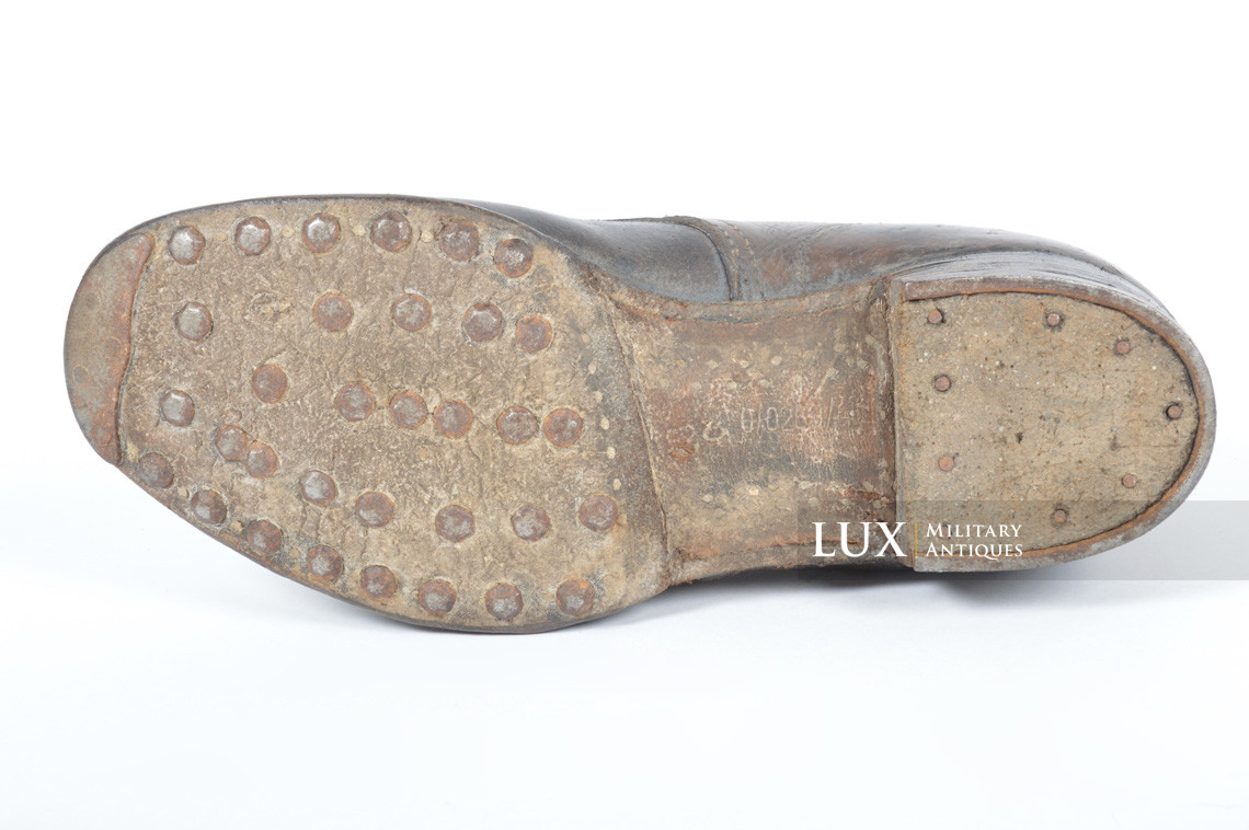 Late-war German low ankle combat boots, RBNr « 0/0268/0076 » - photo 16