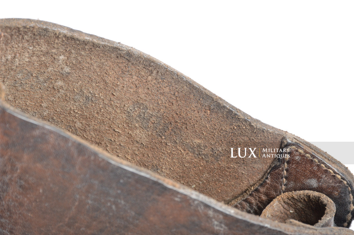 Late-war German low ankle combat boots, RBNr « 0/0268/0076 » - photo 21