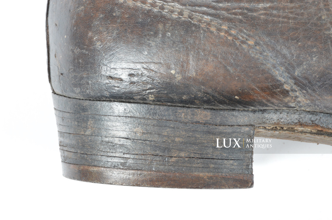 Late-war German low ankle combat boots, RBNr « 0/0268/0076 » - photo 28