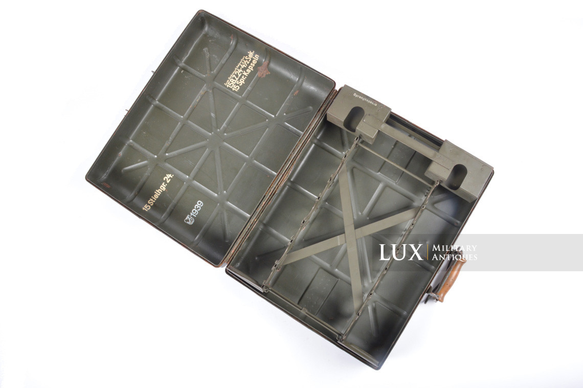 German M24 stick grenade carrier box with internal storage rack, « 1939 » - photo 7