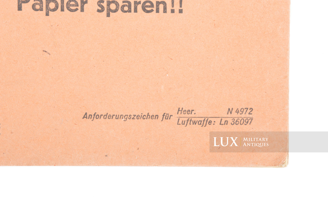 German Tracing graph paper block, « Heer - Luftwaffe » - photo 8