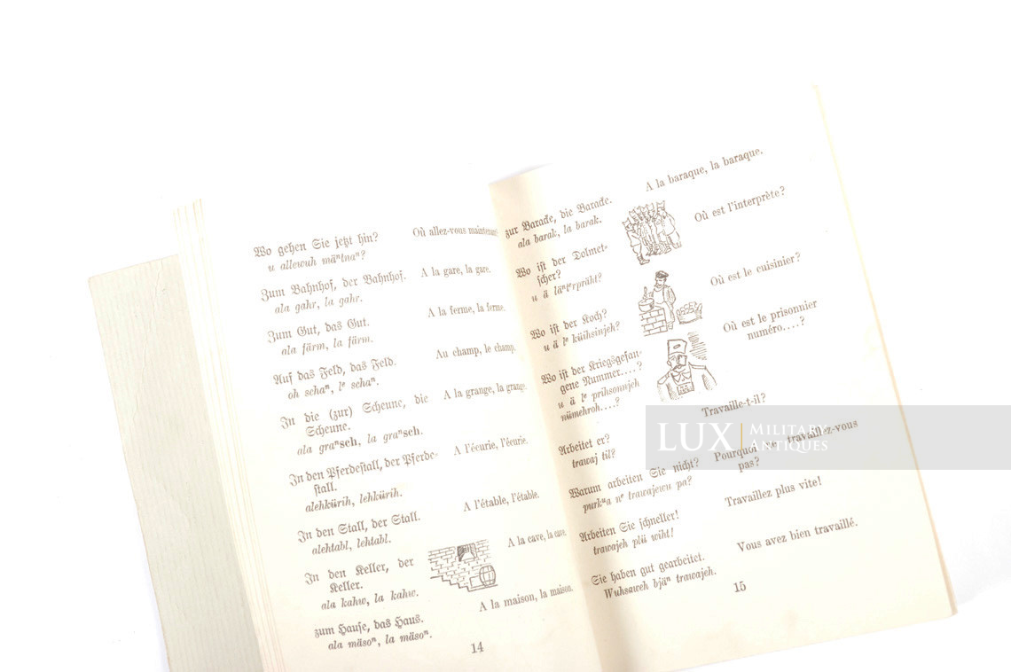 German-French issued translation booklet - photo 8