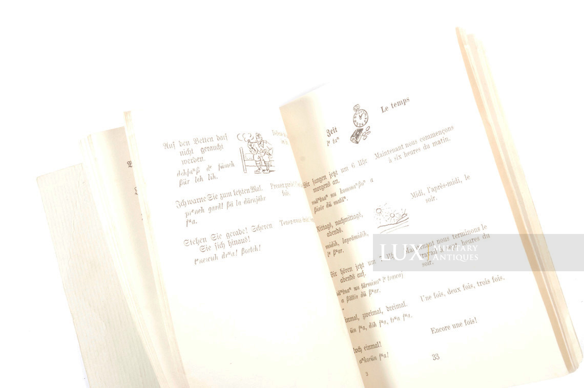 German-French issued translation booklet - photo 9