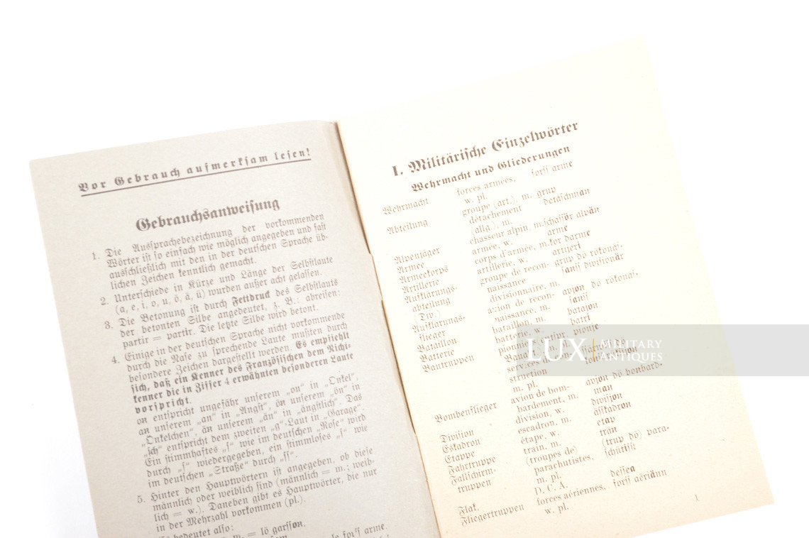 Dictionnaire de poche Wehrmacht, « Allemand-Français » - photo 7
