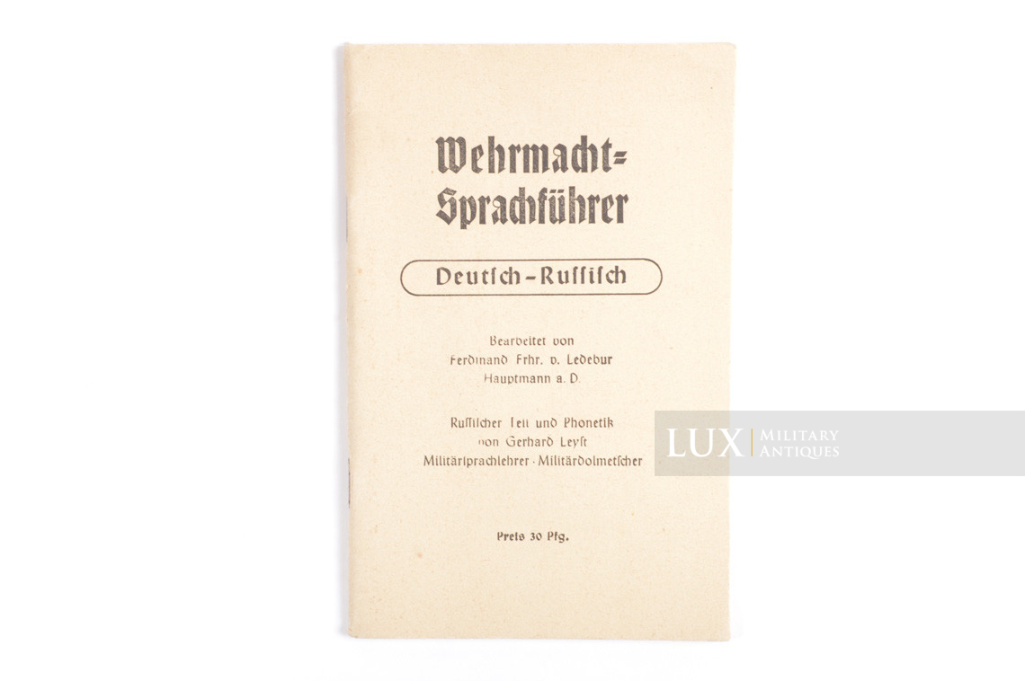 Dictionnaire de poche Wehrmacht, « Allemand-Russe » - photo 4