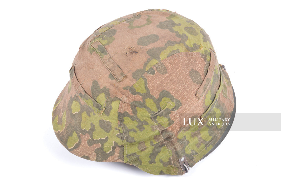 Couvre casque Waffen-SS fin de guerre, camouflage feuille de chêne « A » - photo 14