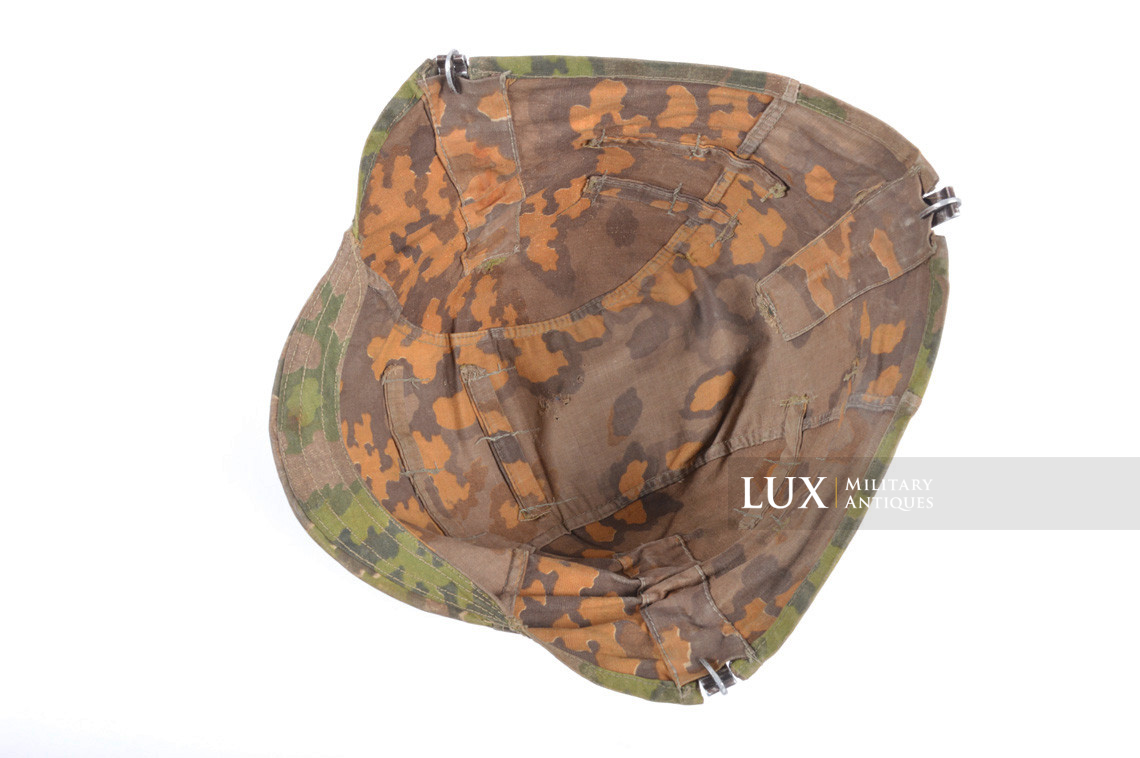 Couvre casque Waffen-SS fin de guerre, camouflage feuille de chêne « A » - photo 52