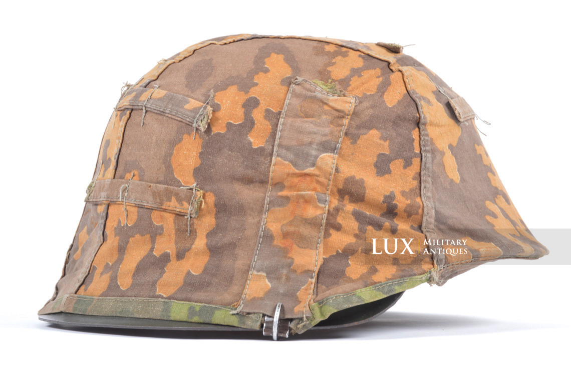Couvre casque Waffen-SS fin de guerre, camouflage feuille de chêne « A » - photo 37