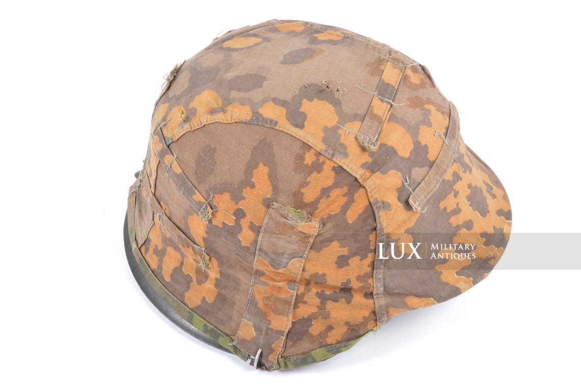 Couvre casque Waffen-SS fin de guerre, camouflage feuille de chêne « A » - photo 42