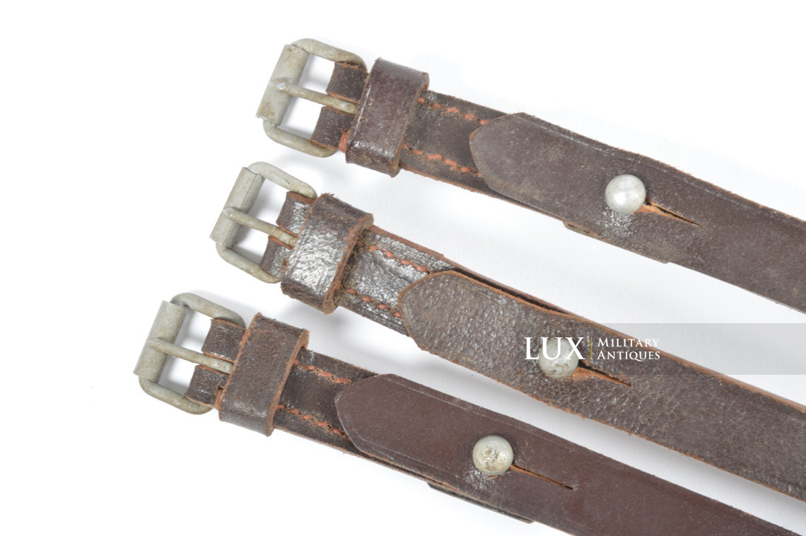 Early unissued German equipment leather strap set, « 1939 » - photo 7