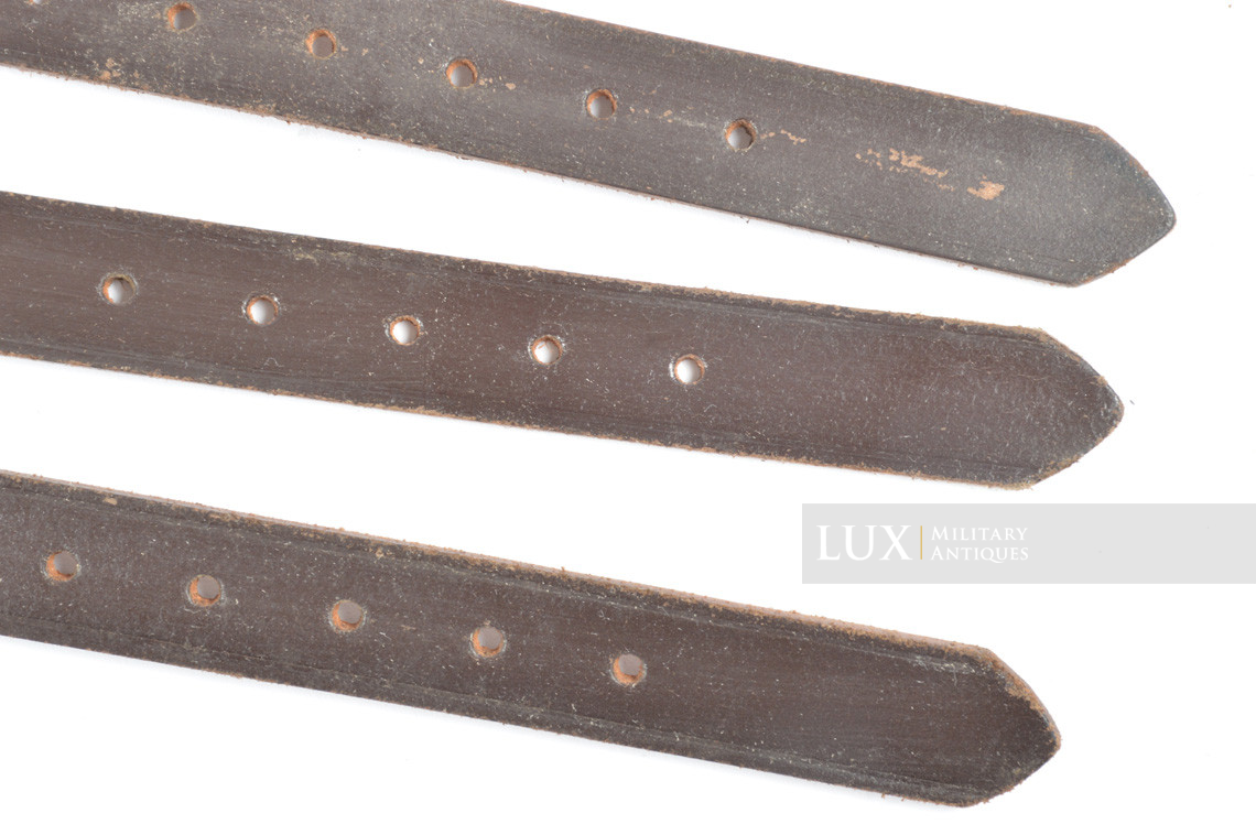 Early unissued German equipment leather strap set, « 1939 » - photo 8
