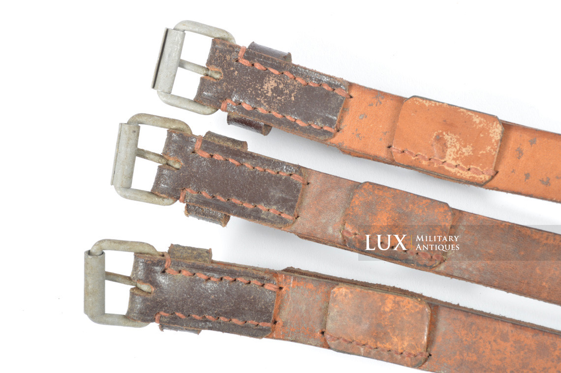 Early unissued German equipment leather strap set, « 1939 » - photo 10