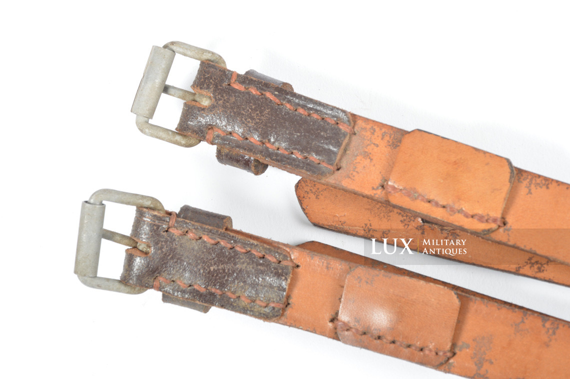 Early unissued German equipment leather strap set, « 1939 » - photo 10