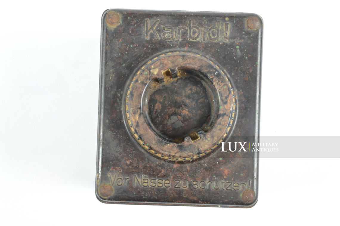 German bakelite carbide lantern storage box, « KARBID » - photo 7