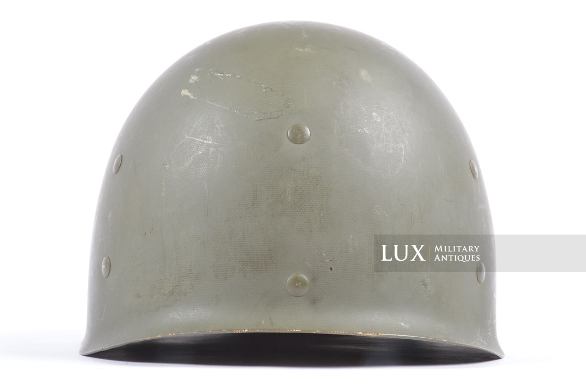 Early USM1 front seam fixed bale helmet set, « Saint-Clair » - photo 33