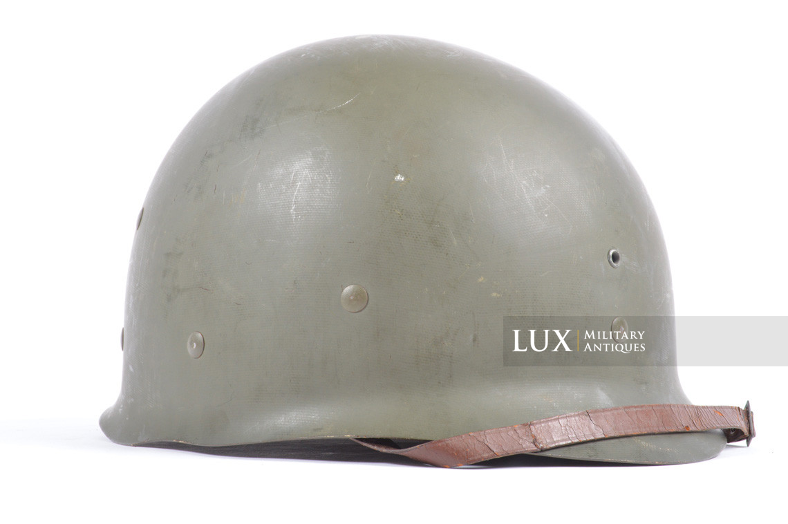 Early USM1 front seam fixed bale helmet set, « Saint-Clair » - photo 37