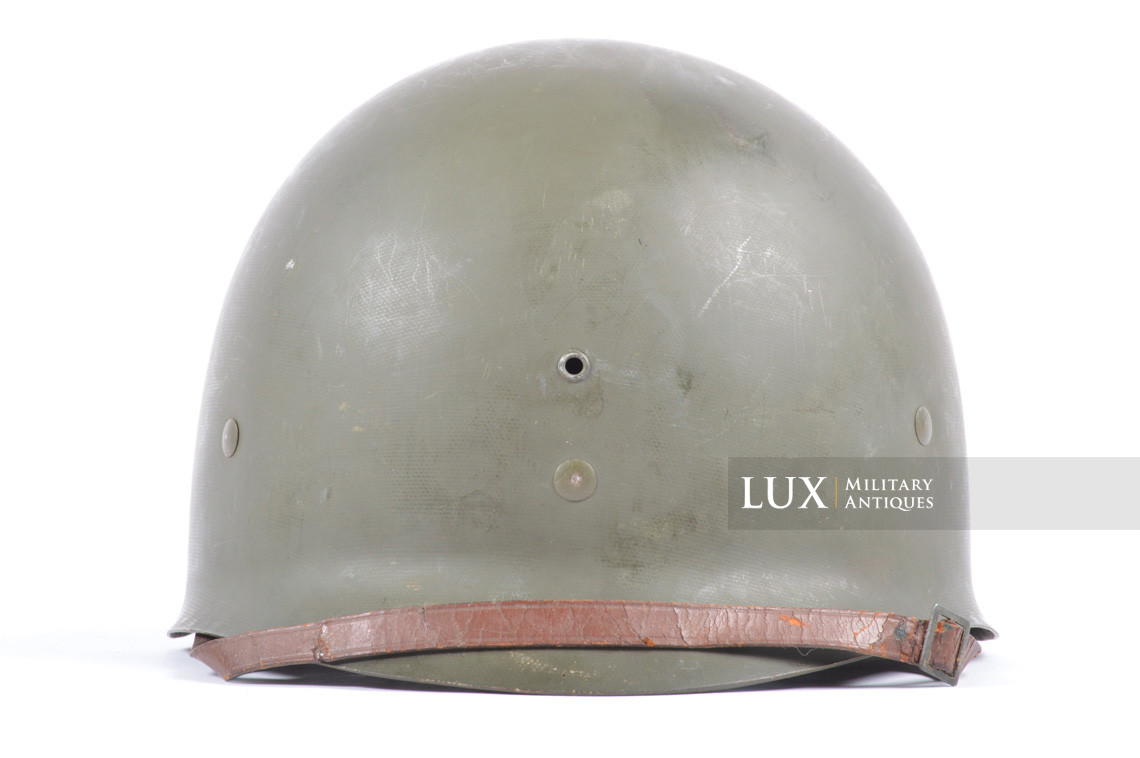 Early USM1 front seam fixed bale helmet set, « Saint-Clair » - photo 38