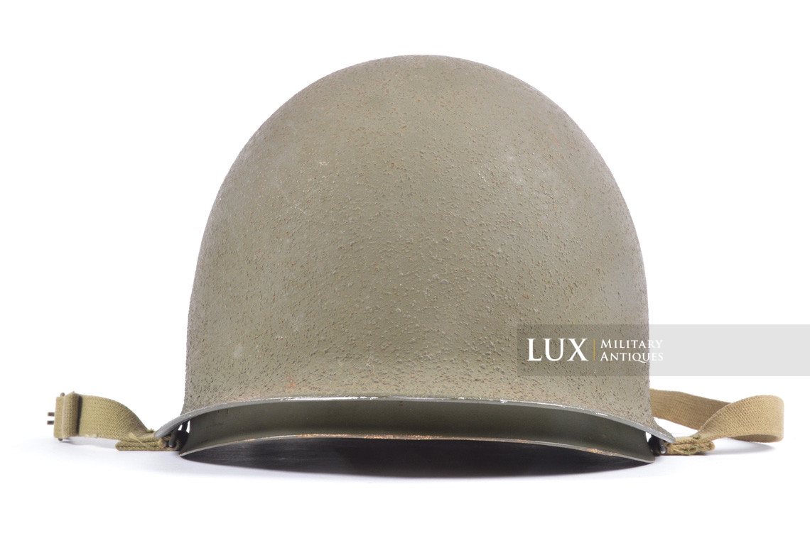Early USM1 front seam fixed bale helmet set, « Saint-Clair, 1st type » - photo 10