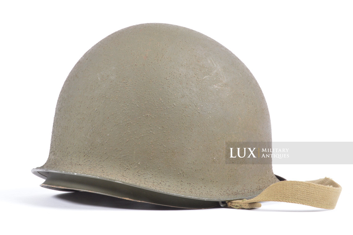 Early USM1 front seam fixed bale helmet set, « Saint-Clair, 1st type » - photo 11