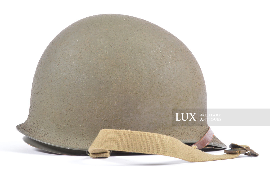 Early USM1 front seam fixed bale helmet set, « Saint-Clair, 1st type » - photo 11