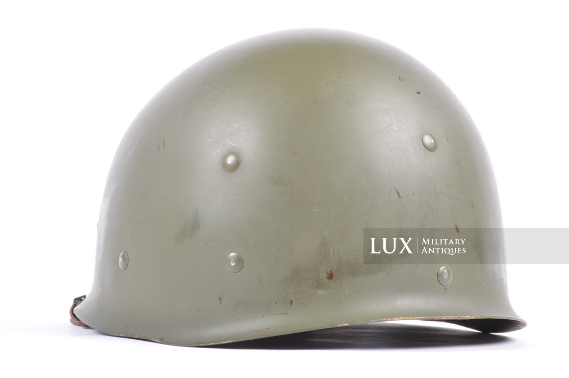 Early USM1 front seam fixed bale helmet set, « Saint-Clair, 1st type » - photo 30