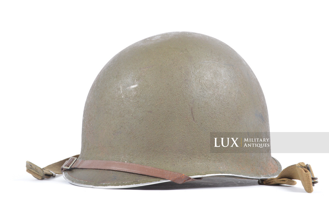 Early USM1 front seam fixed bale helmet set, « Westinghouse, 1st type » - photo 4