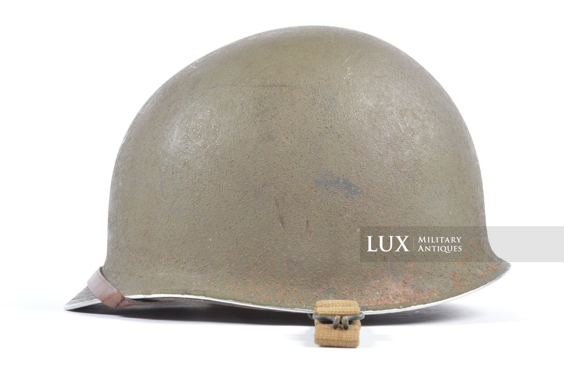 Early USM1 front seam fixed bale helmet set, « Westinghouse, 1st type » - photo 8