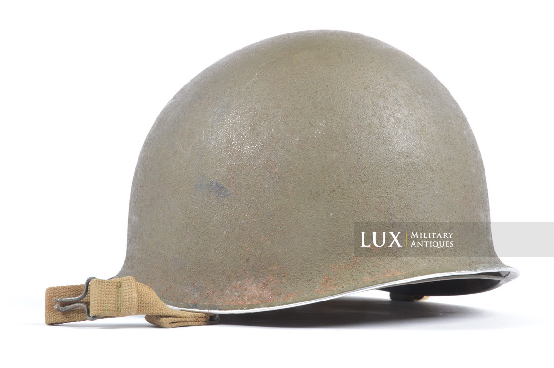 Early USM1 front seam fixed bale helmet set, « Westinghouse, 1st type » - photo 9