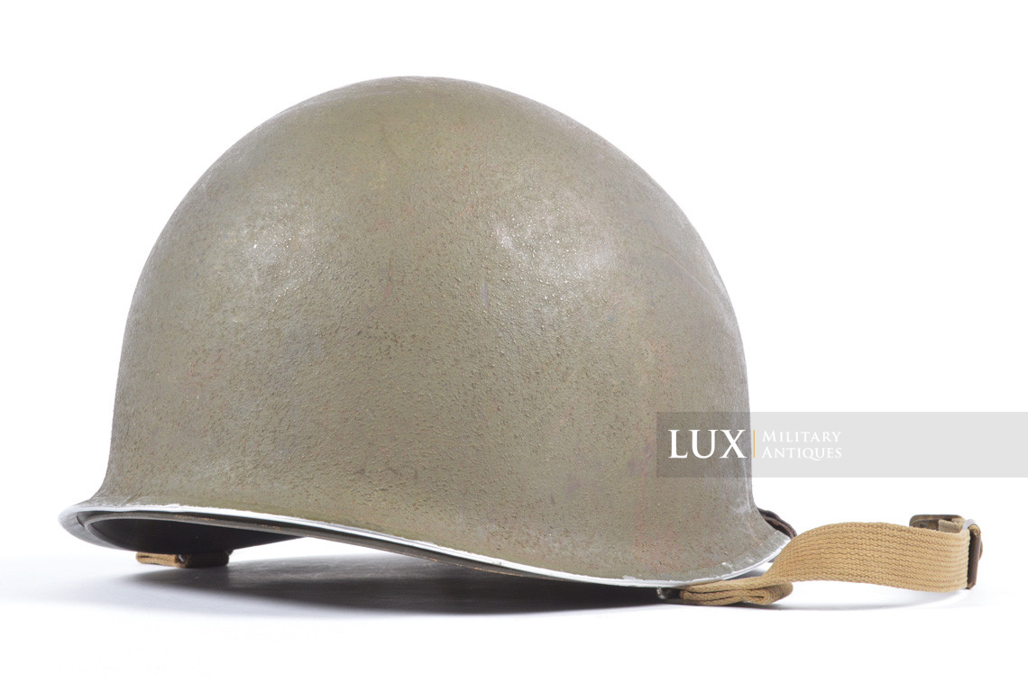 Early USM1 front seam fixed bale helmet set, « Westinghouse, 1st type » - photo 10