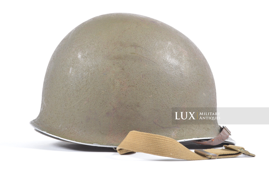 Early USM1 front seam fixed bale helmet set, « Westinghouse, 1st type » - photo 12
