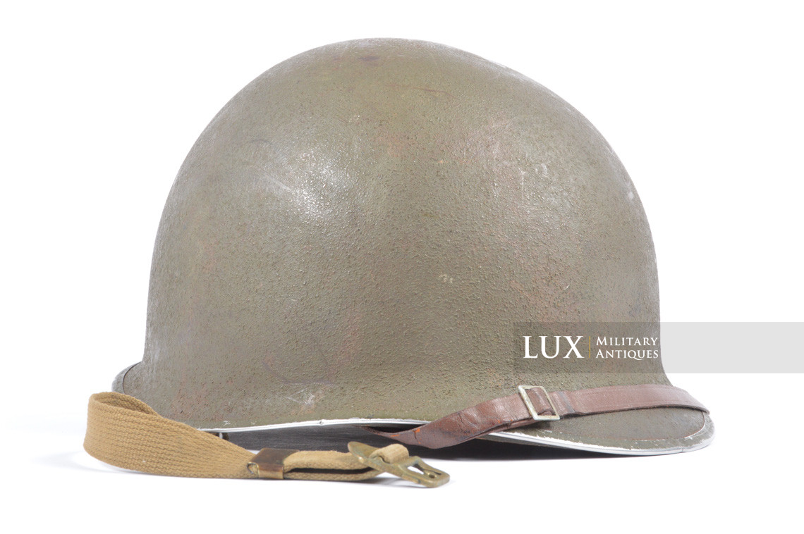 Early USM1 front seam fixed bale helmet set, « Westinghouse, 1st type » - photo 12