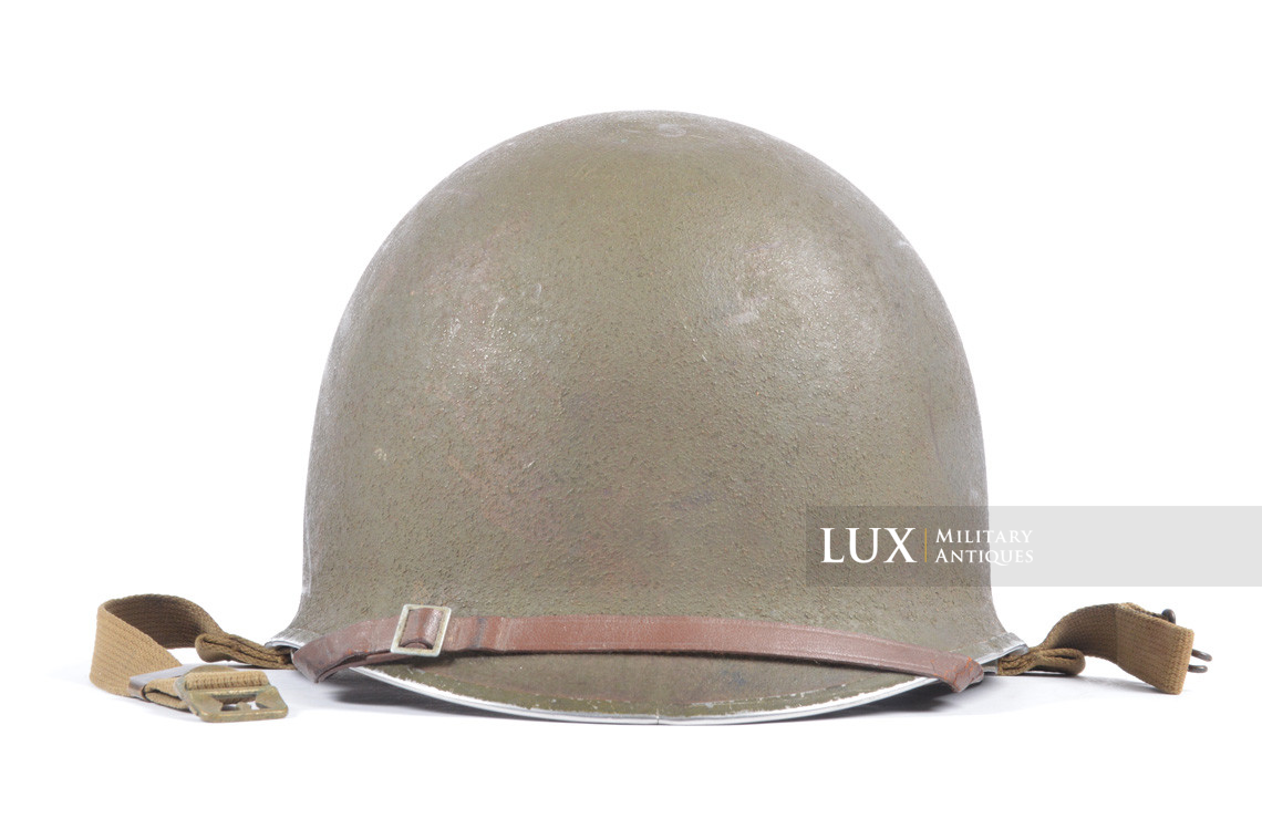 Early USM1 front seam fixed bale helmet set, « Westinghouse, 1st type » - photo 14