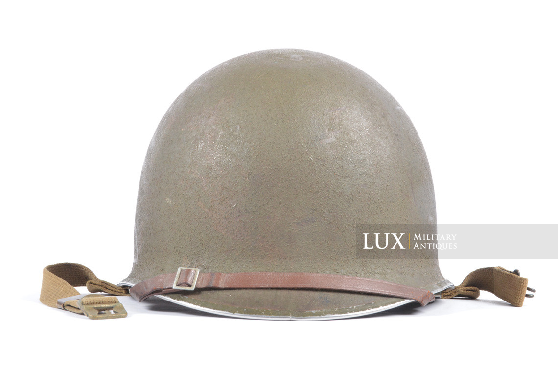 Early USM1 front seam fixed bale helmet set, « Westinghouse, 1st type » - photo 13