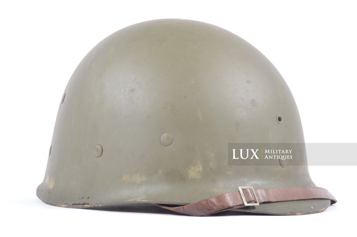 Early USM1 front seam fixed bale helmet set, « Westinghouse, 1st type » - photo 33