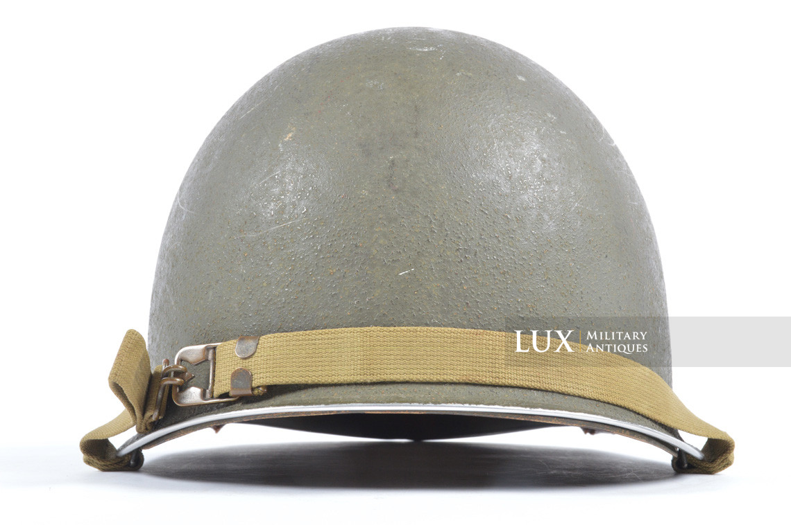 Early USM1 front seam fixed bale helmet set, « Westinghouse, 1st type » - photo 9