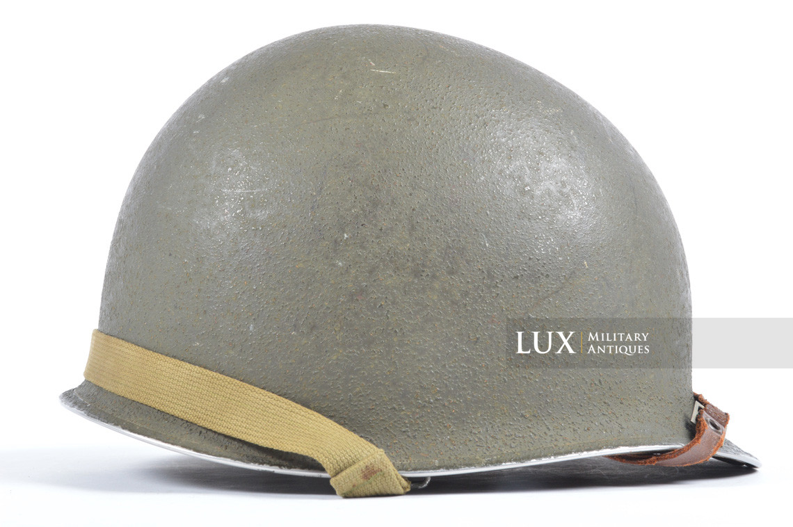 Early USM1 front seam fixed bale helmet set, « Westinghouse, 1st type » - photo 11