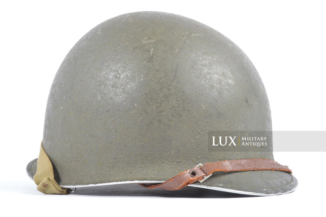 Early USM1 front seam fixed bale helmet set, « Westinghouse, 1st type » - photo 12