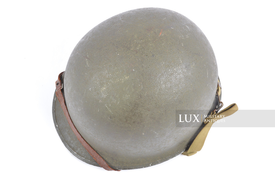 Early USM1 front seam fixed bale helmet set, « Westinghouse, 1st type » - photo 15