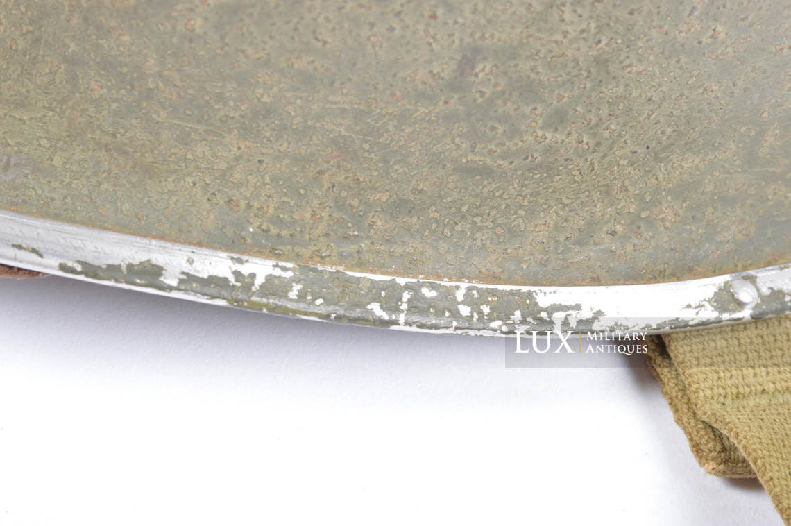 Early USM1 fixed bale battle damaged helmet set, « Saint-Clair » - photo 22