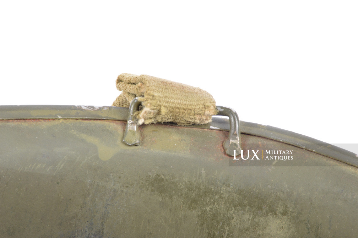 Early USM1 fixed bale battle damaged helmet set, « Saint-Clair » - photo 26