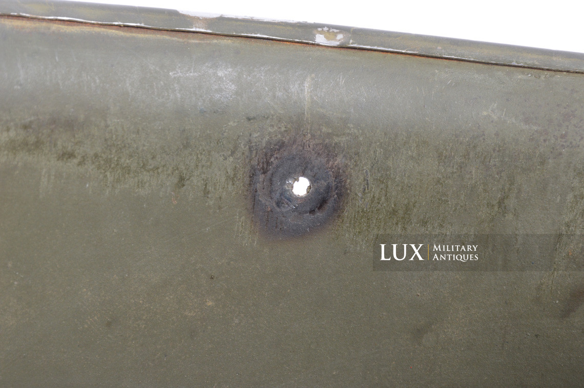 Early USM1 fixed bale battle damaged helmet set, « Saint-Clair » - photo 31